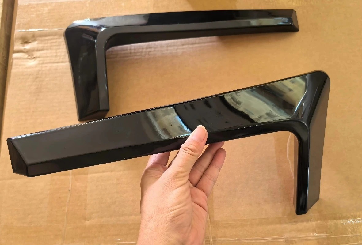 For  range rover Defender 2020- Front fog lamp gloss black eyebrow trim molding strip cover
